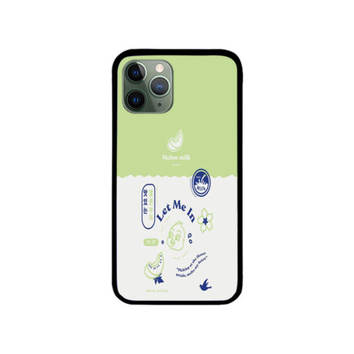 Let Me In Melon Milk Carton Concept iPhone Case