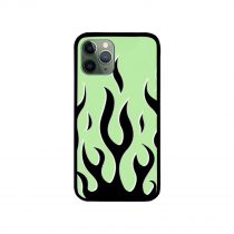 Neon Flames iPhone Case
