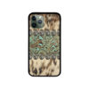 Rustic brown cowhide iPhone Case