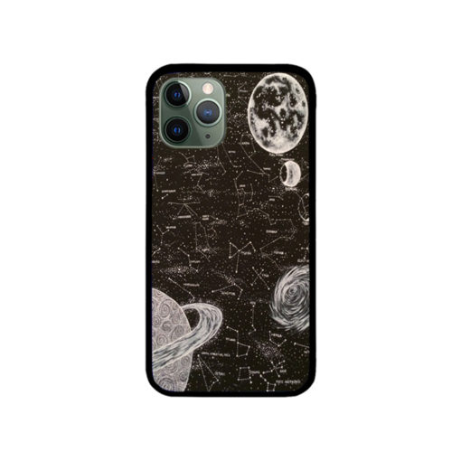 Space Art Line iPhone Case