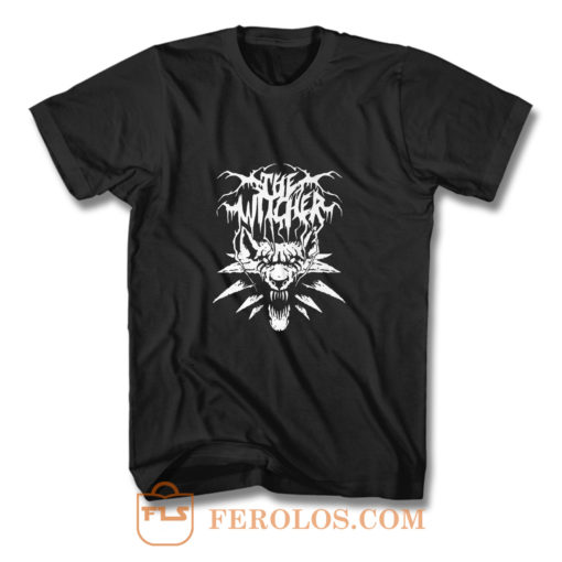 Black Metal Witcher T Shirt