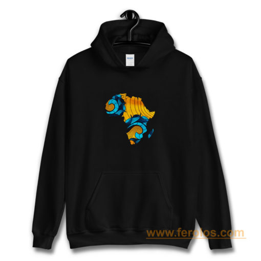 Black Pride Melanin Map Of Africa Hoodie