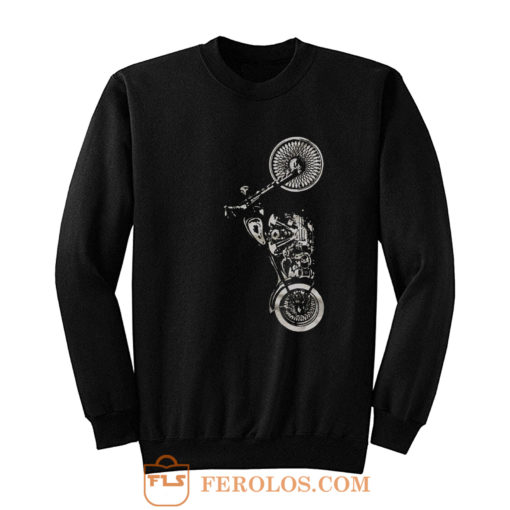 Cool Biker Motorbike Sweatshirt