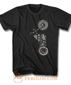 Cool Biker Motorbike T Shirt