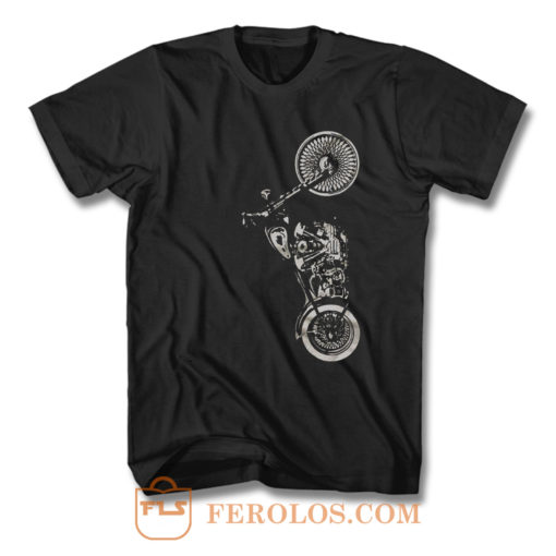 Cool Biker Motorbike T Shirt