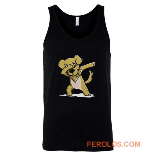 Dabbing Golden Retriever Tank Top