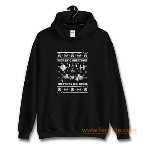 Darth Vader Merry Christmas You Filthy Jedi Rebel Hoodie