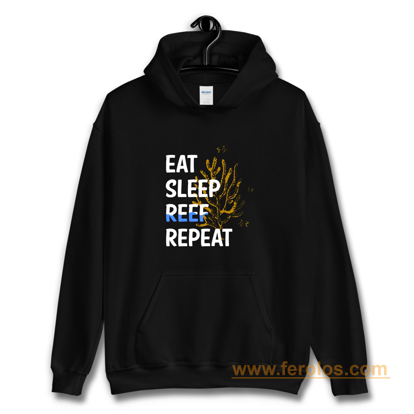 Eat Sleep Reef Repeat Hoodie | Ferolos