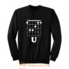 Funny Hidden Message Guitar Sweatshirt