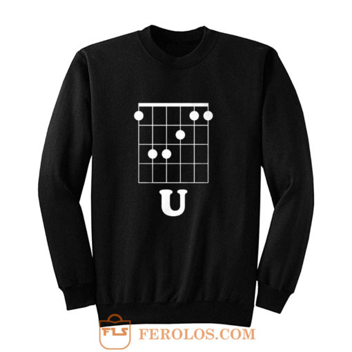 Funny Hidden Message Guitar Sweatshirt