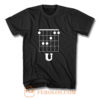 Funny Hidden Message Guitar T Shirt