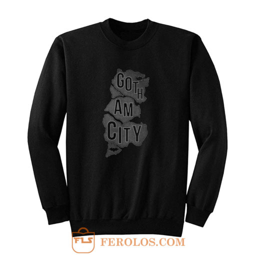 Gotham City Map Sweatshirt