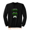 I survived quarantine level next up second grade game lockdown Sweatshirt