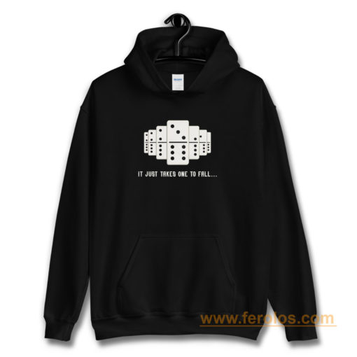 It Just Takes One To Fall Tiles Puzzler Game Hoodie