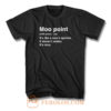 Joeys Moo Point Definition Friends T Shirt