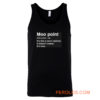 Joeys Moo Point Definition Friends Tank Top