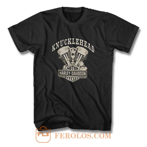 Knucklehead Engine Authentic T Shirt