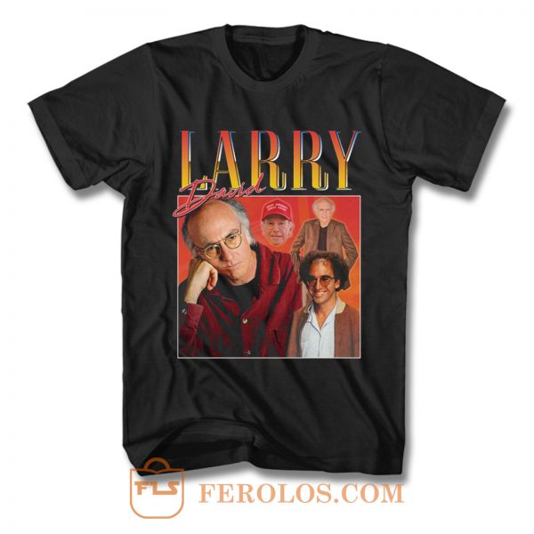 Larry David Comedian Icon Homage T Shirt