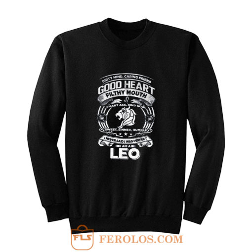 Leo Good Heart Filthy Mount Sweatshirt