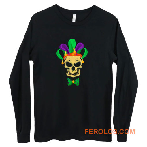 Mardi Gras Skull Party Carnival Festival Mask Long Sleeve