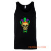 Mardi Gras Skull Party Carnival Festival Mask Tank Top