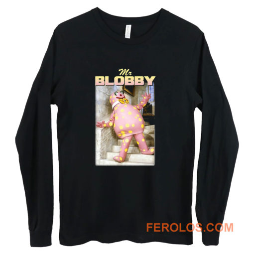 Mr Blobby Retro Homage Long Sleeve