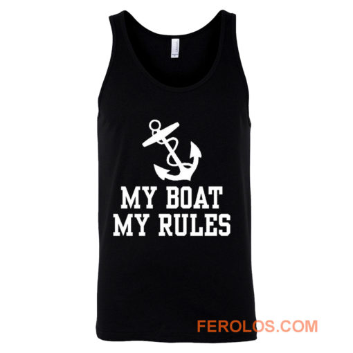 My Boat My Rules Tank Top