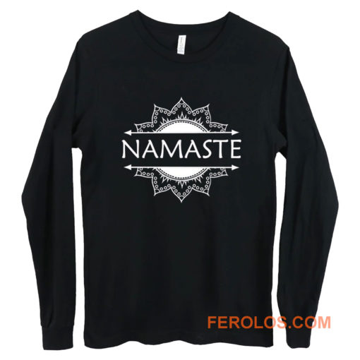 Namaste Symbols Long Sleeve