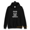 Proud Black Fighter Hoodie