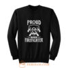 Proud Black Firefighter Sweatshirt