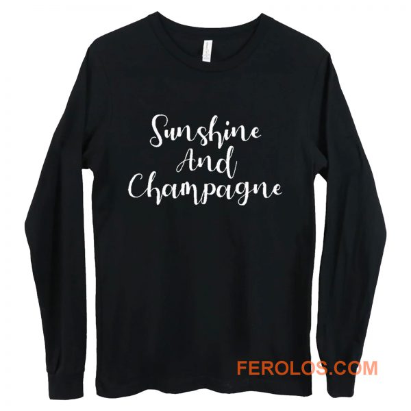 Sunshine And Champagne Long Sleeve