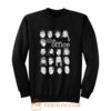 The US Office Character Faces Sweatshirt