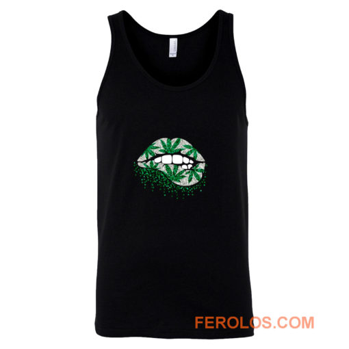 Weed Lips Cannabis Tank Top