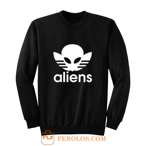 Aliens Logo Humorous Sweatshirt