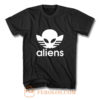 Aliens Logo Humorous T Shirt