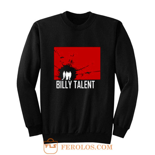 BILLY TALENT Red Square Punk Rock Band Sweatshirt