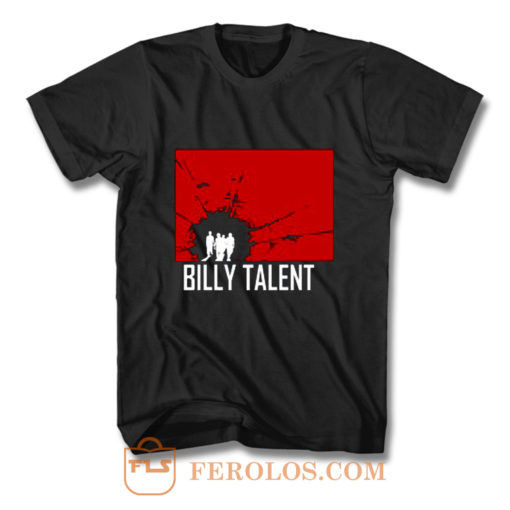 BILLY TALENT Red Square Punk Rock Band T Shirt