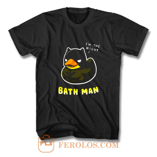 Bath man Funny Bath Duck T Shirt