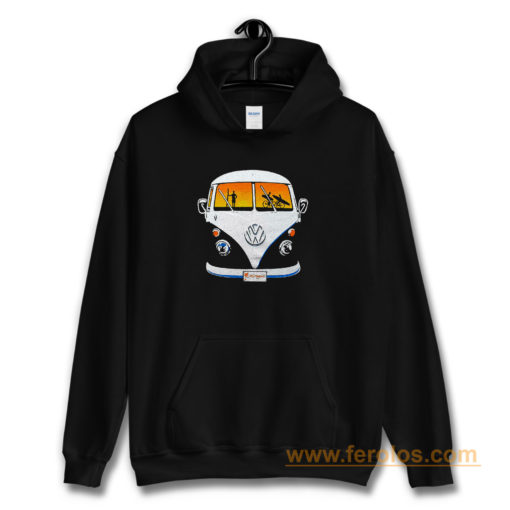 Beach Camper Cool Van Veedub Car Inspired Camping Vanagon Hoodie