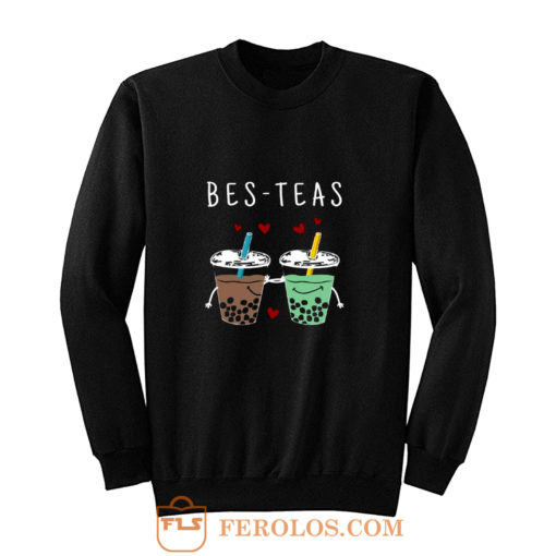 Bes Teas Best Friends Bubble Tea Sweatshirt