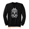 Biker t Rock Tattoo Cool Skull Ba Sweatshirt