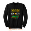 Black Educator Magic Black History Month Teacher Matter Periodic Table Of Elements Sweatshirt