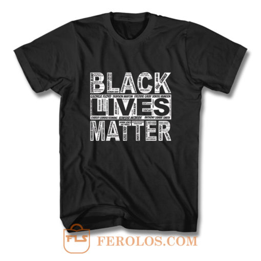 Black lives Matter peaceful protest T Shirt