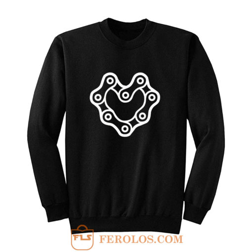 Chain Heart Motorcycle Sweatshirt