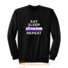 Eat Sleep Stream Repeat Gamer Video Games Streamer Sweatshirt