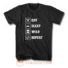 Eat Sleep Weld Repeat T Shirt