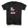 Eat sleep exercise repeat T Shirt