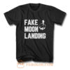 Fake News Landing Mission Conspiracy Theory T Shirt