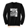 Fathers Day Gift Birthday Gift For Dad Beer Is Always A Good Idea Dad Birthday Ringer Sweatshirt