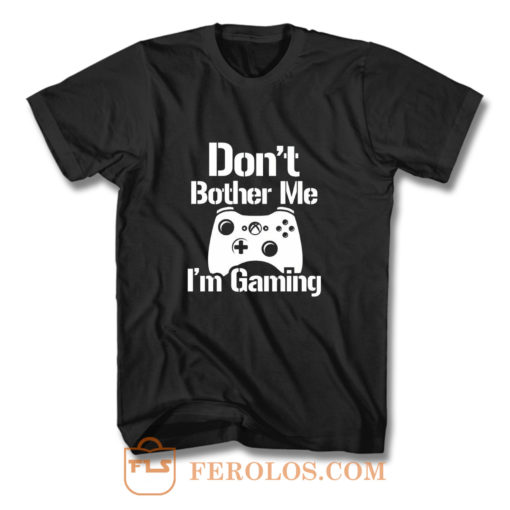 Gaming Hoody Boys Girls Kids Childs Dont Bother Me Im Gaming T Shirt